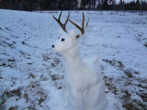 Jeremy's snow deer
