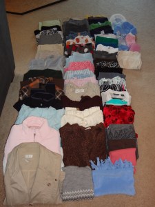 60 items of clothing to be donated!