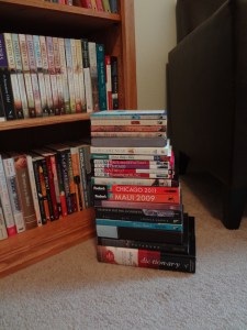 Saying good-bye to 20 of my books!