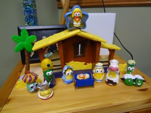 1 - A Veggie Tales Nativity for the office