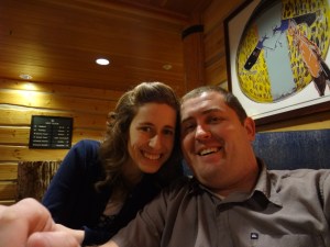 Enjoying a dinner out! 