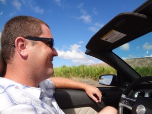 Touring Maui with the top down!