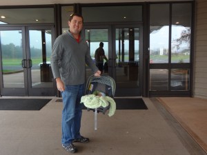 Owen's 1st visit to the church!