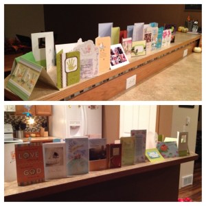 The forest of greeting cards!