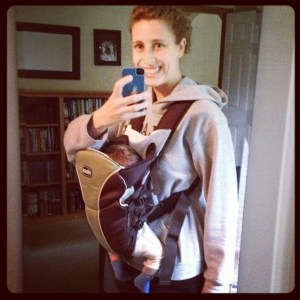 Multi-tasking wtih the kiddo!