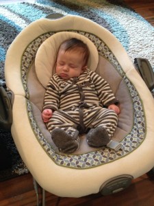 I caved! Back to the bouncer!