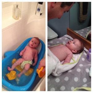 Moving to the bathroom!