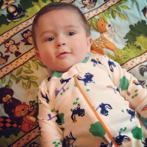 Skunk jammies for our little stinker!