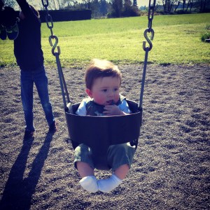 First swing ride!