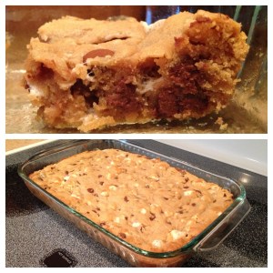 Fluffernutter Chocolate Chip Bars