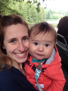 The beginning of the tram ride, hanging with my youngest nephew, Keegan!