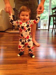 The socks totally go with these jammies, right?