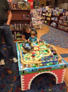 Playing at Chapters with Grandma