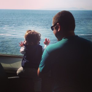 On the ferry, heading to Nanaimo