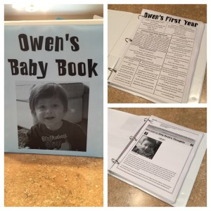 Owen's Homemade Baby Book