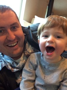 Goofing around together!