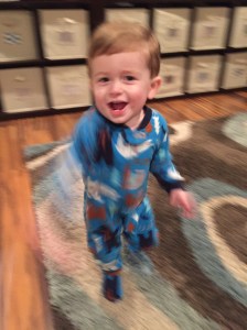 All movement! He is quite the ball of energy!