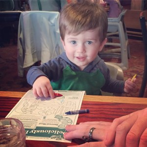 Coloring at Red Robin