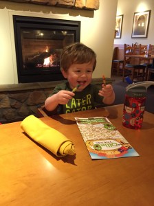 Coloring fun at Olive Garden