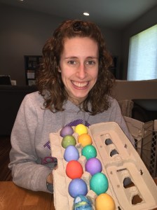 Our eggs creations! Some of Jeremy's turned out pretty unique!