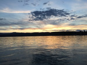 Sunset at Coeur d'Alene