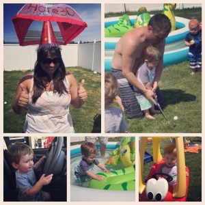 Helping Andrea celebrate the big 3-0!