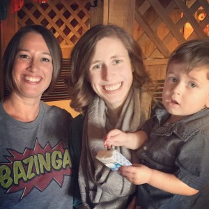 Enjoying a few moments with Christa! She's one of my favorite people on the whole planet!