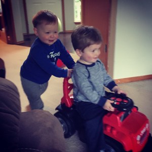 Cousin time is always a favorite! Loved watching these boys play together!