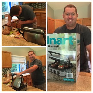 Putting the panini press to good use! Yum!