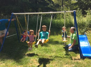 Sunny play date with the cousins