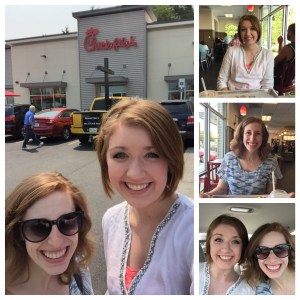 Tacoma Adventures with Jessica for some Chick-fil-A