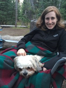 Getting in some snuggles with Toby