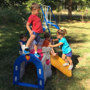 Everyone wants to be king/queen of the castle!