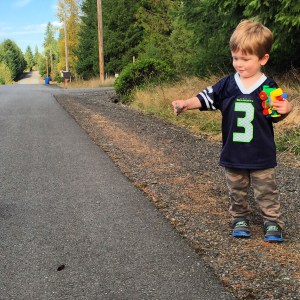 Staring down a woolly worm