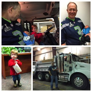 Visiting Grandpa's office